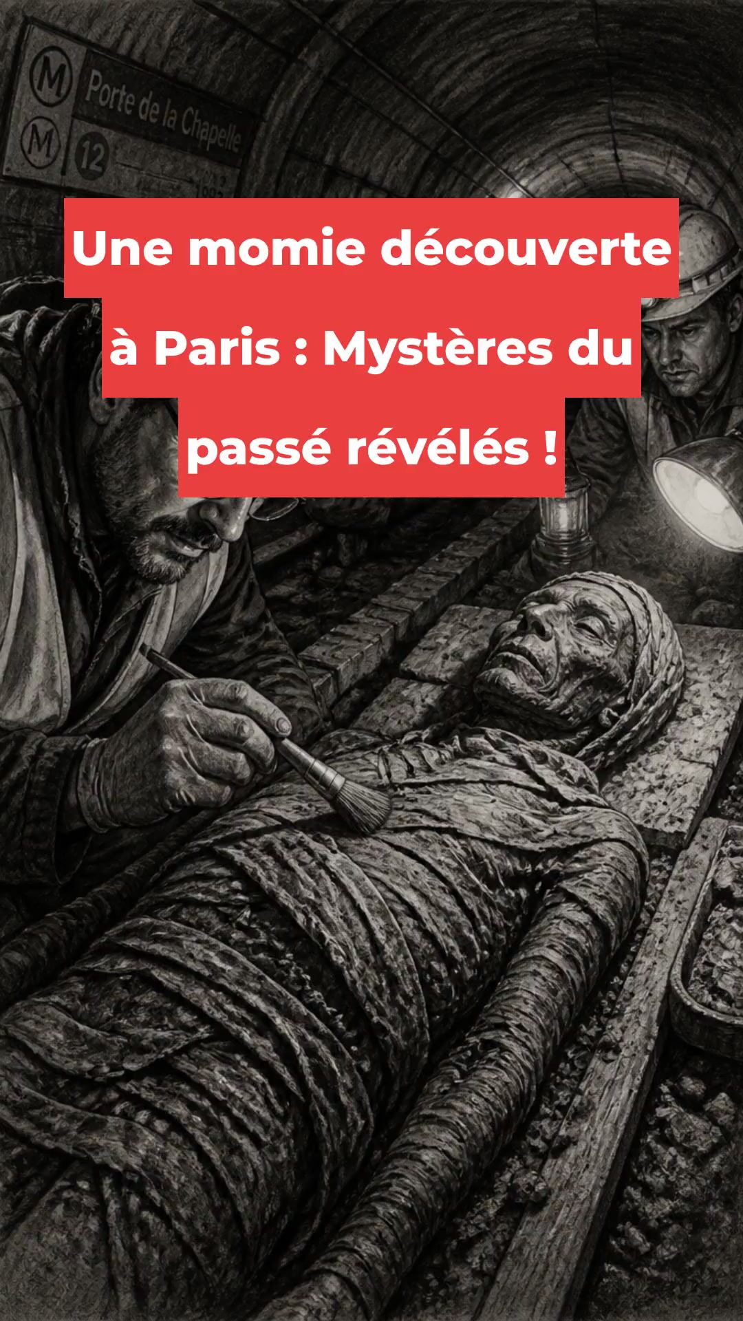 Une momie découverte à Paris : Mystères du passé révélés !
