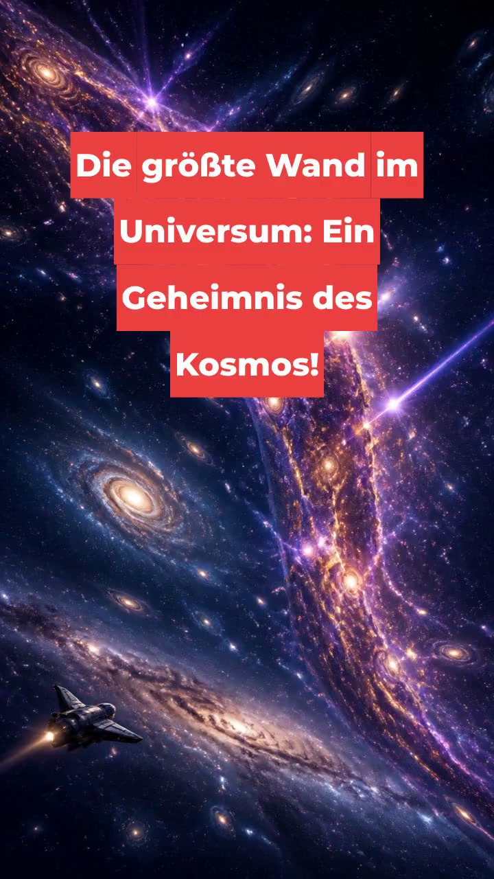Die größte Wand im Universum: Ein Geheimnis des Kosmos!