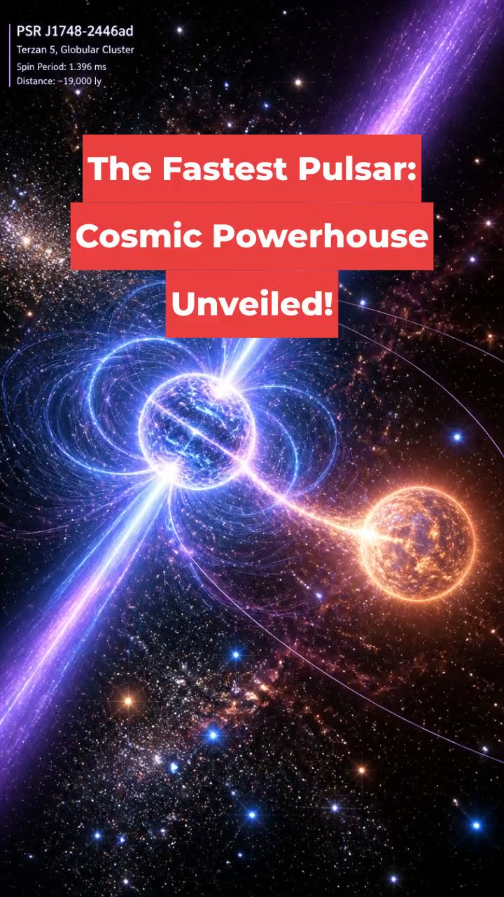 The Fastest Pulsar: Cosmic Powerhouse Unveiled!