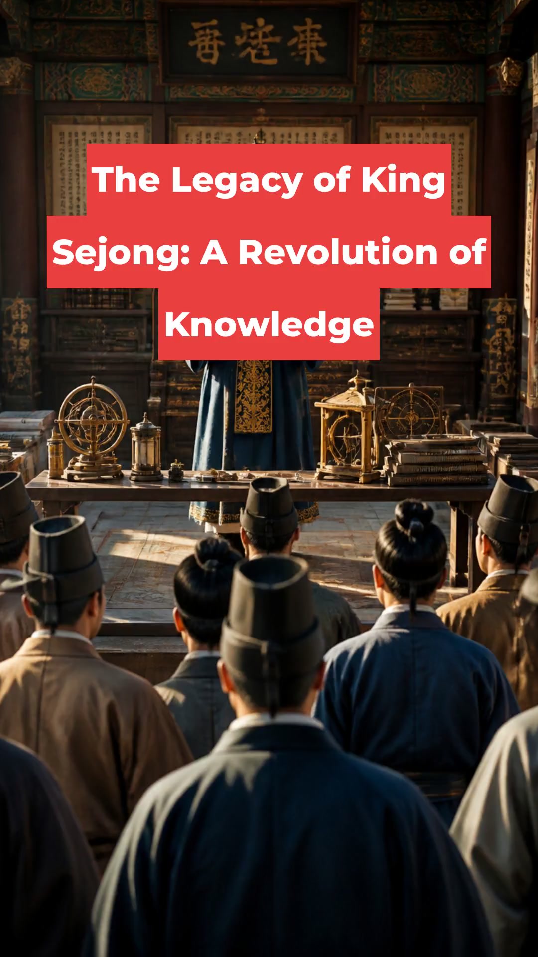 The Legacy of King Sejong: A Revolution of Knowledge