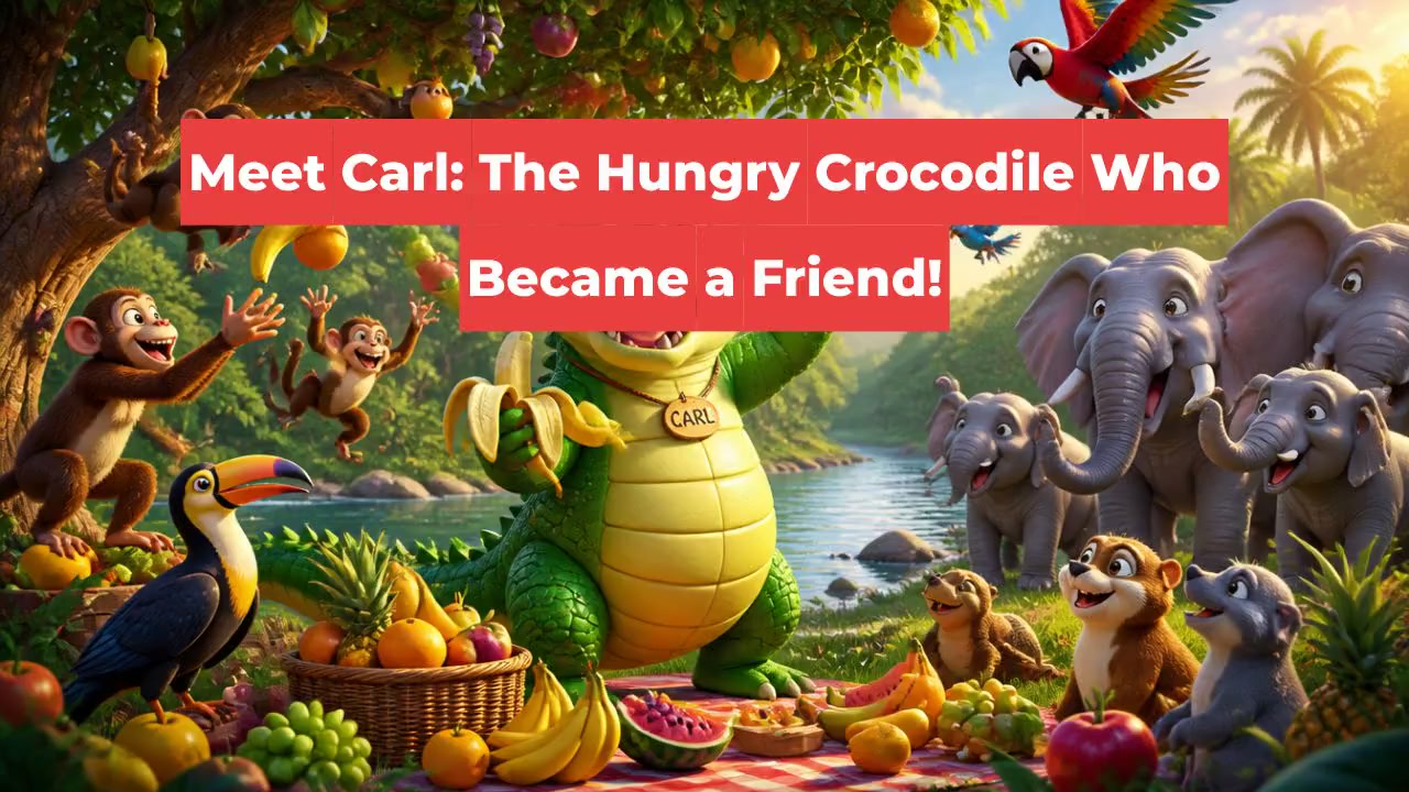 Meet Carl: The Hungry Crocodile Who Became a Friend!