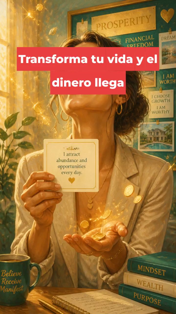 Transforma tu vida y el dinero llega