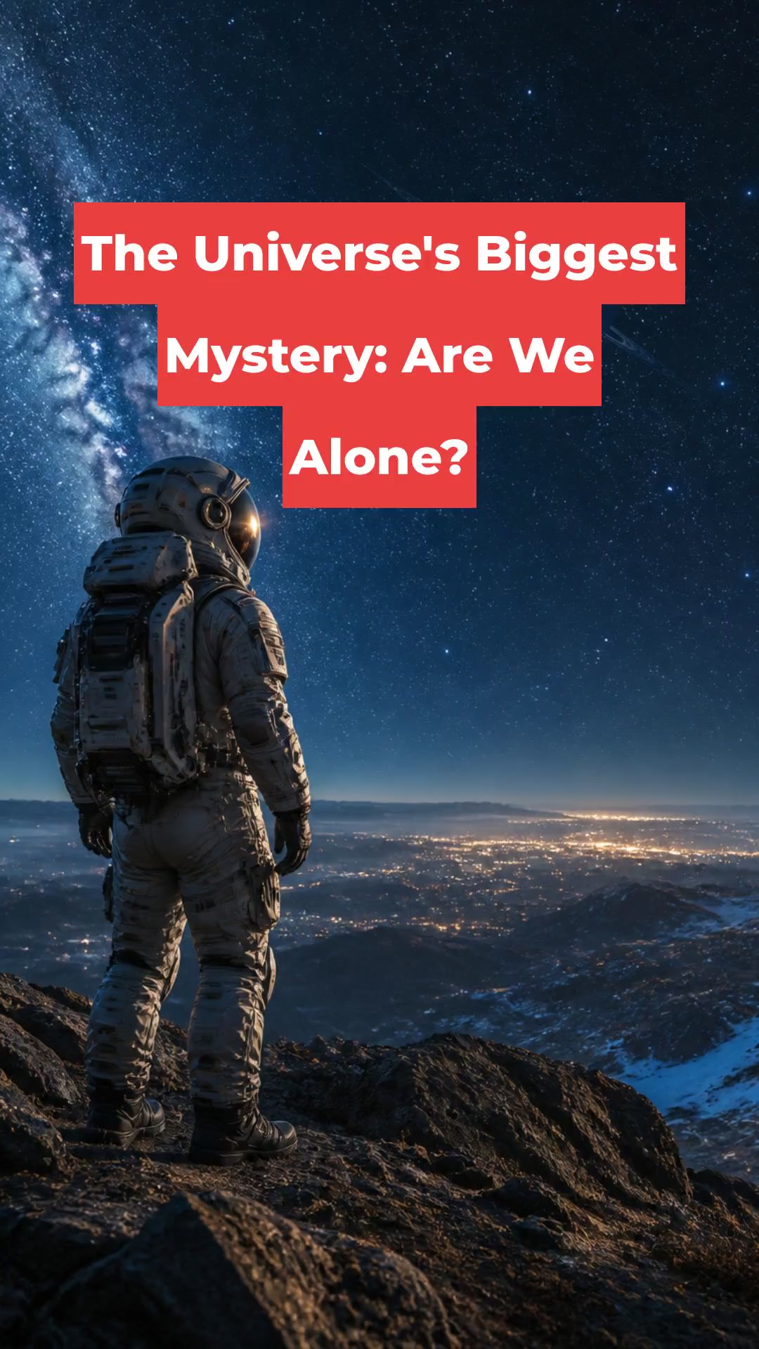 The Universe's Biggest Mystery: Are We Alone?