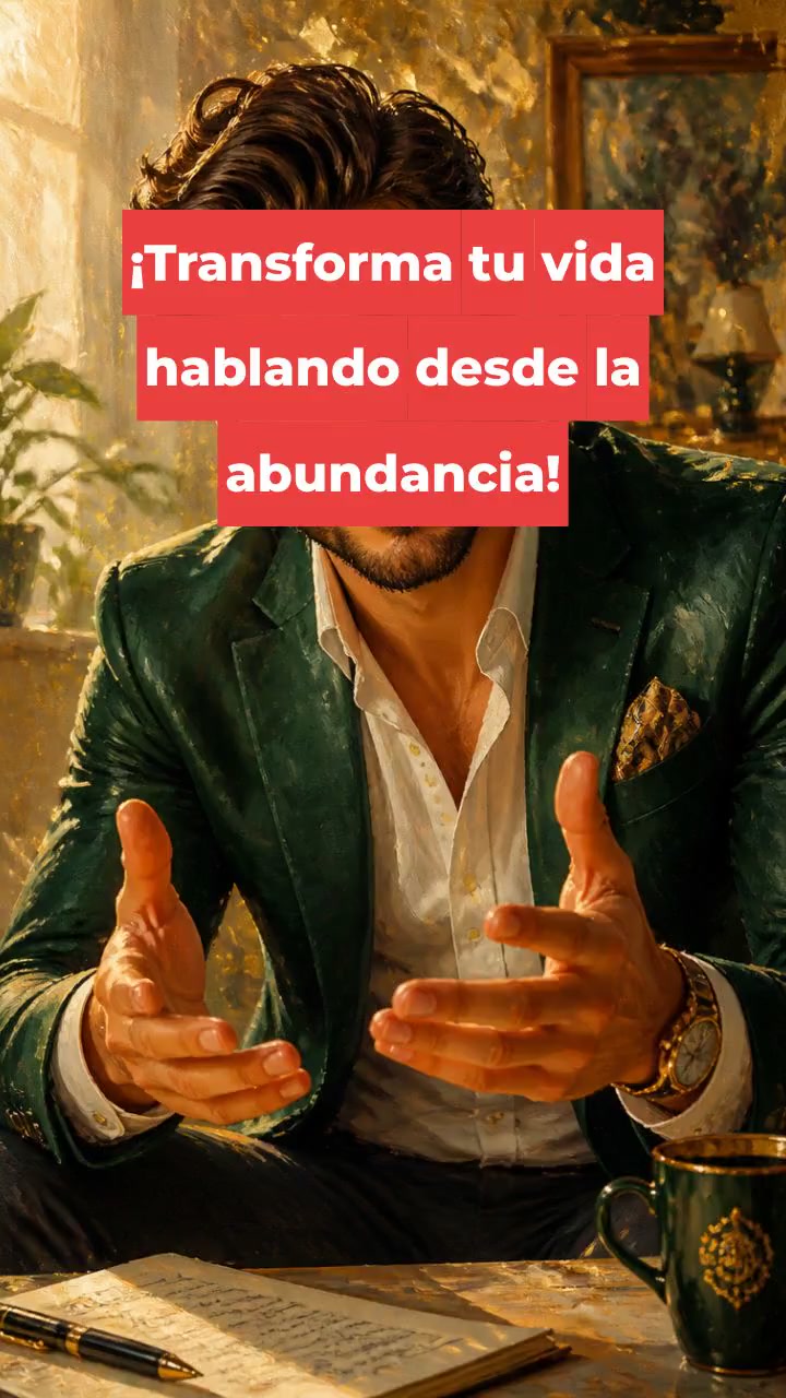 ¡Transforma tu vida hablando desde la abundancia!