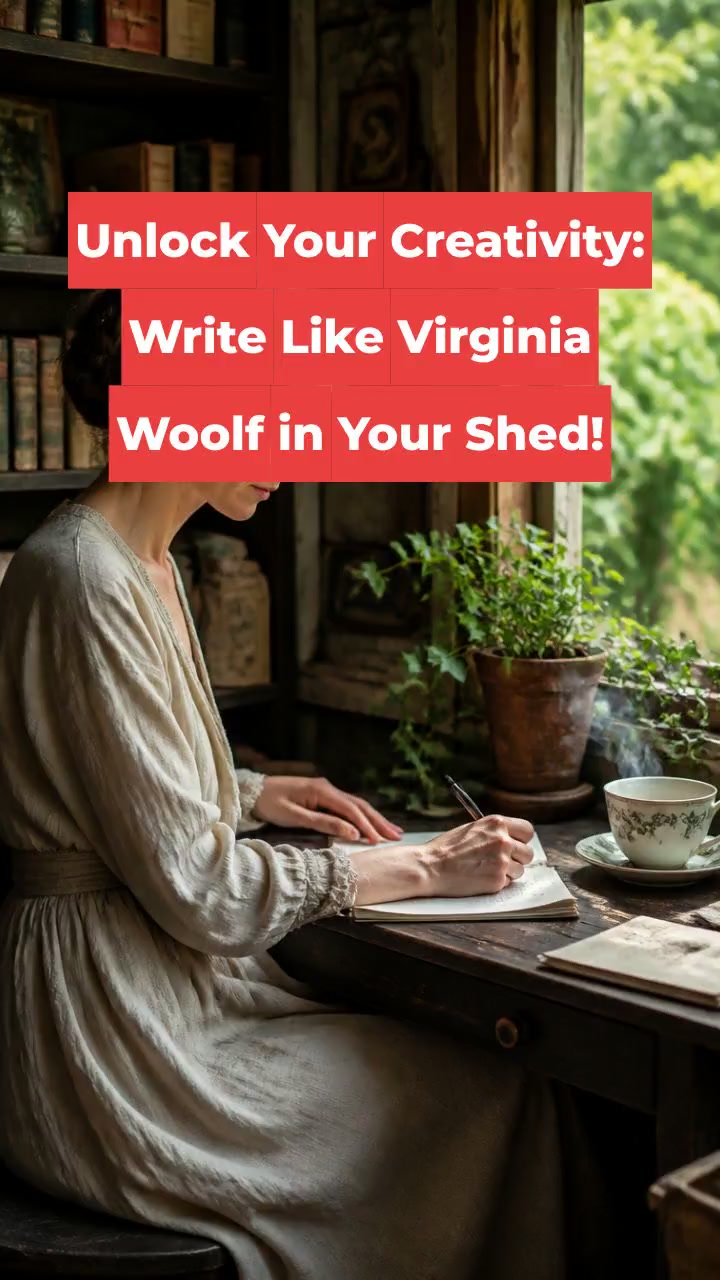 Unlock Your Creativity: Write Like Virginia Woolf in Your Shed!