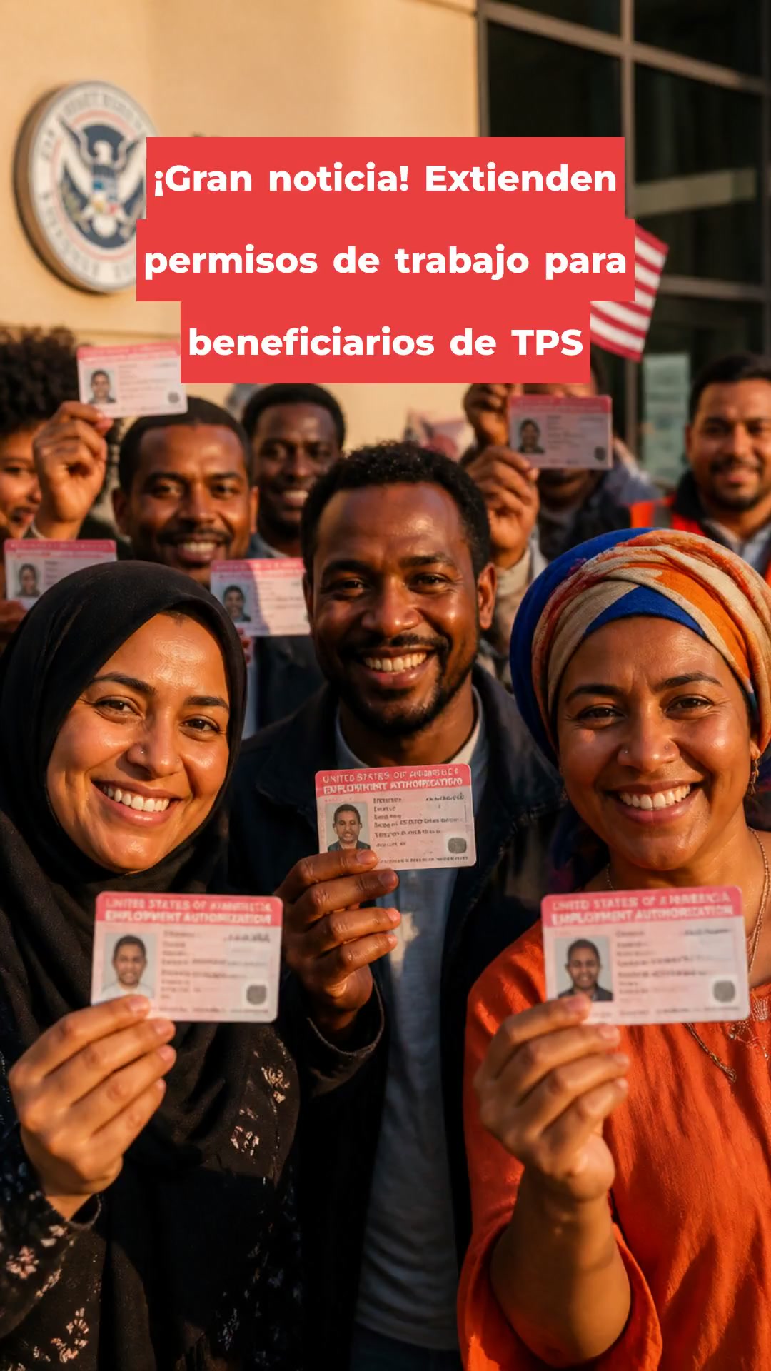 ¡Gran noticia! Extienden permisos de trabajo para beneficiarios de TPS