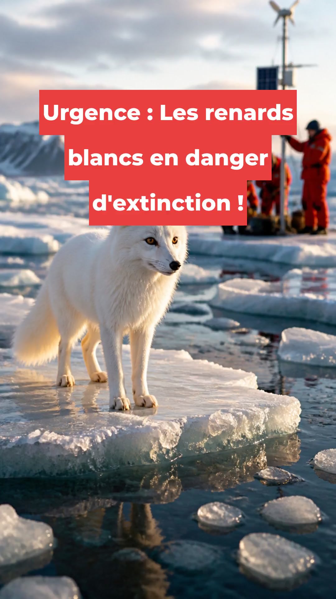 Urgence : Les renards blancs en danger d'extinction !