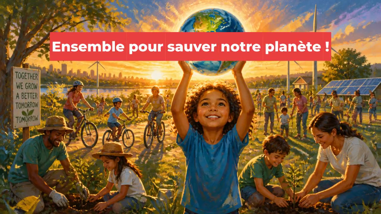 Ensemble pour sauver notre planète !