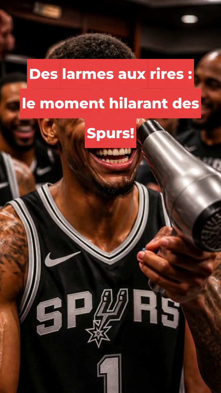 Des larmes aux rires : le moment hilarant des Spurs!