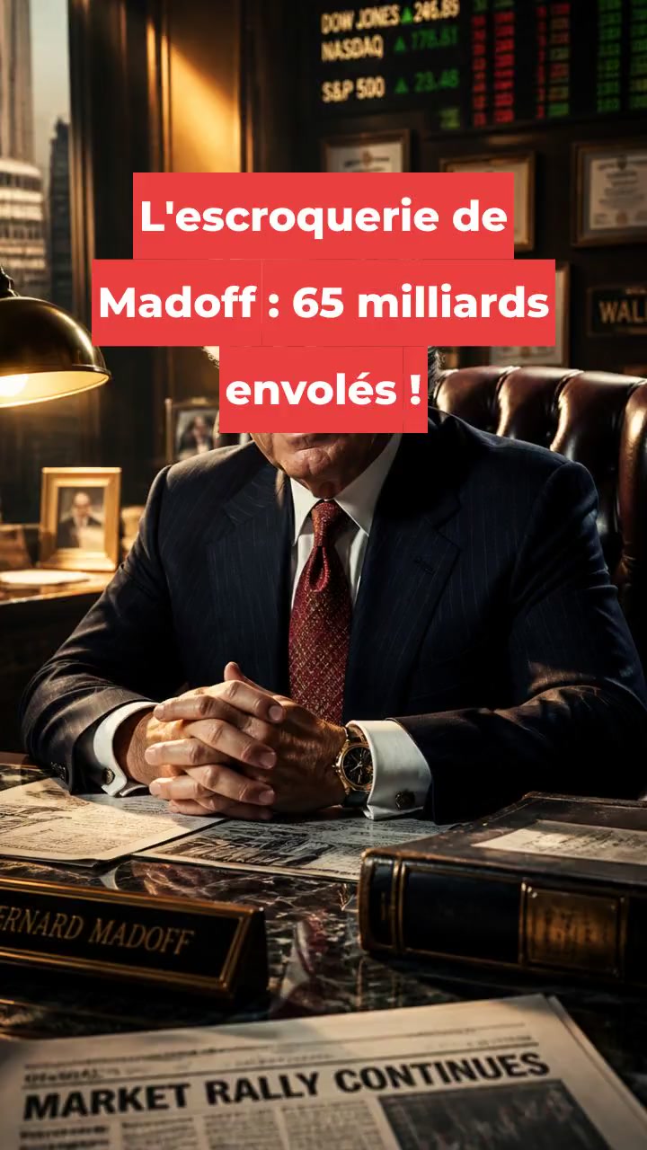 L'escroquerie de Madoff : 65 milliards envolés !