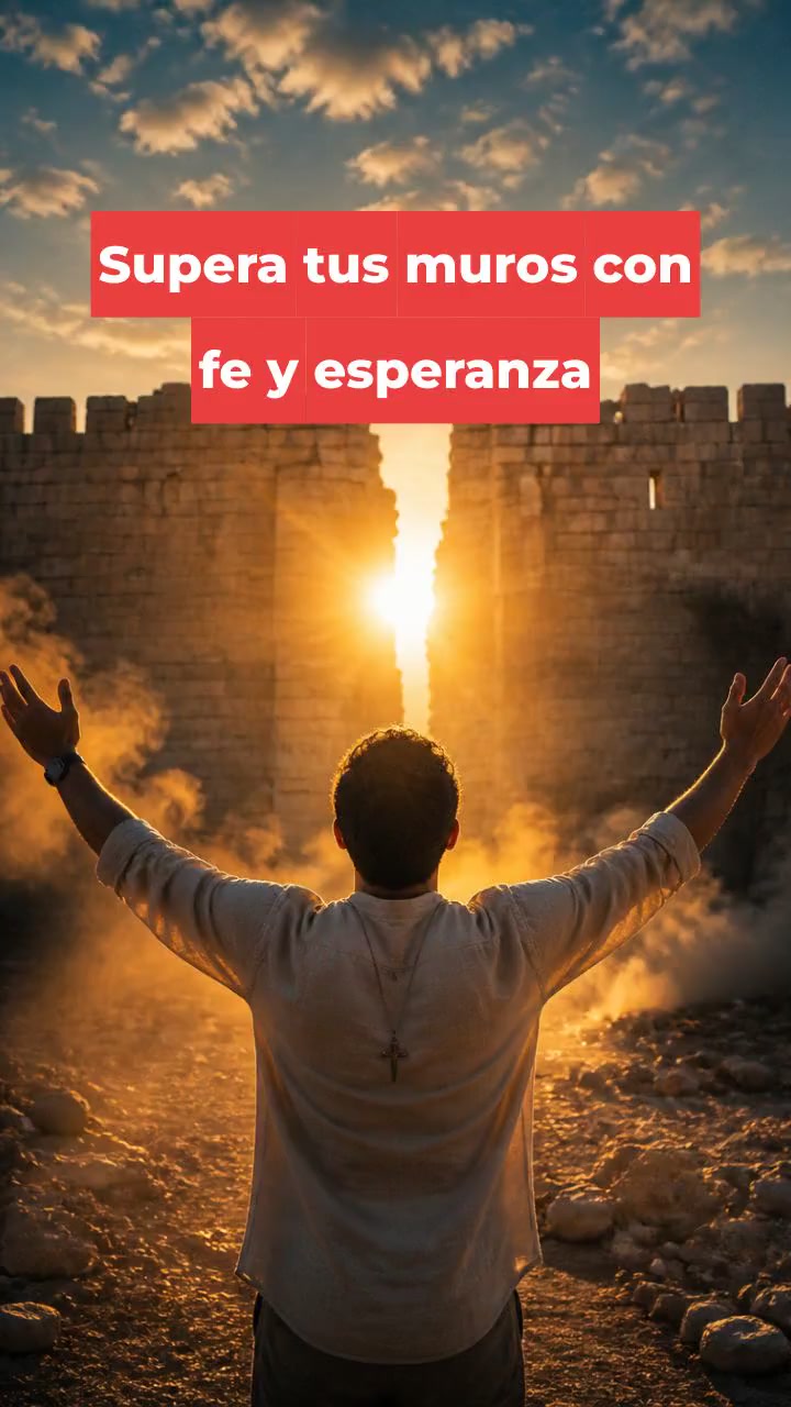 Supera tus muros con fe y esperanza