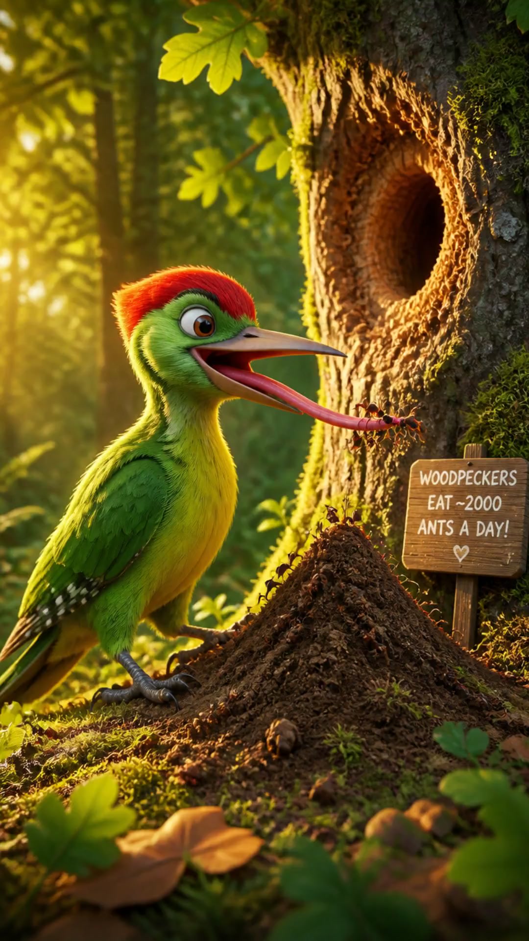Découvrez le Pic Vert : Le Charpentier de la Nature!