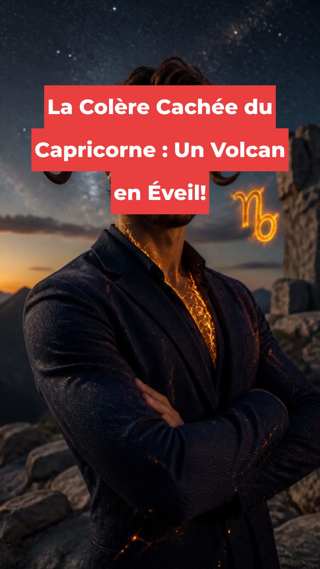 La Colère Cachée du Capricorne : Un Volcan en Éveil!