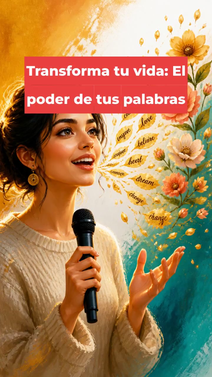 Transforma tu vida: El poder de tus palabras
