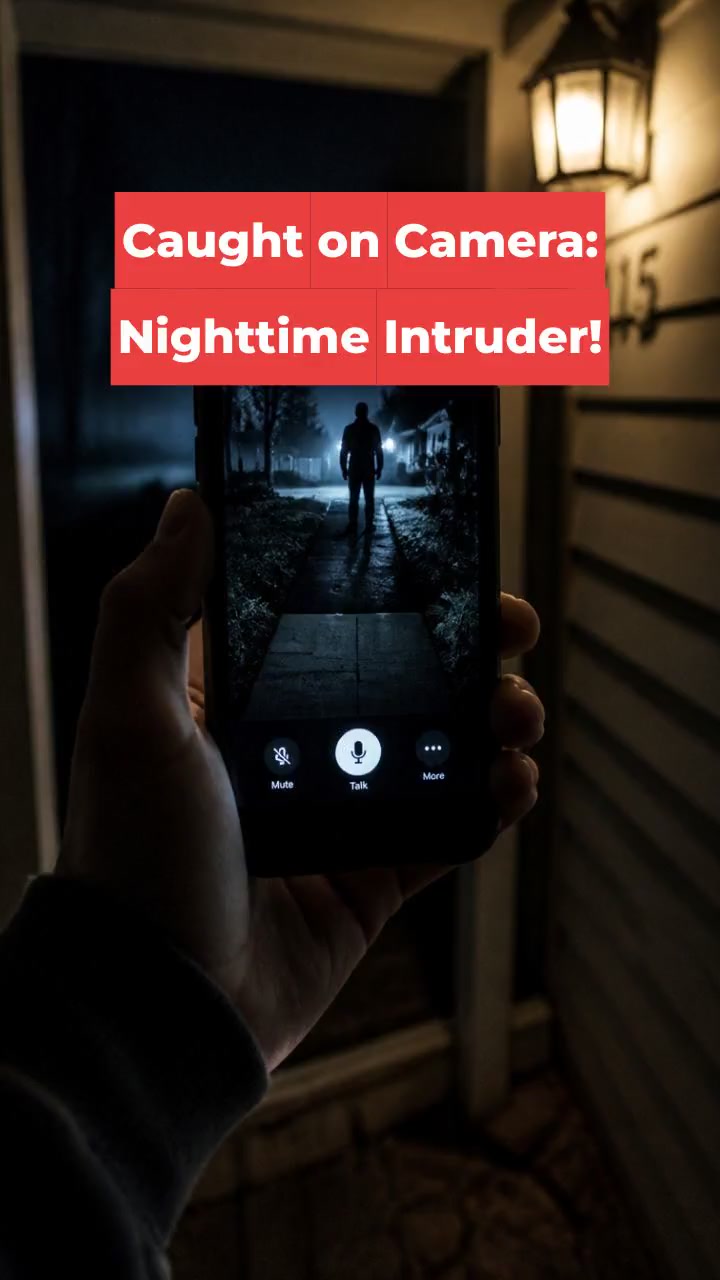 Caught on Camera: Nighttime Intruder!