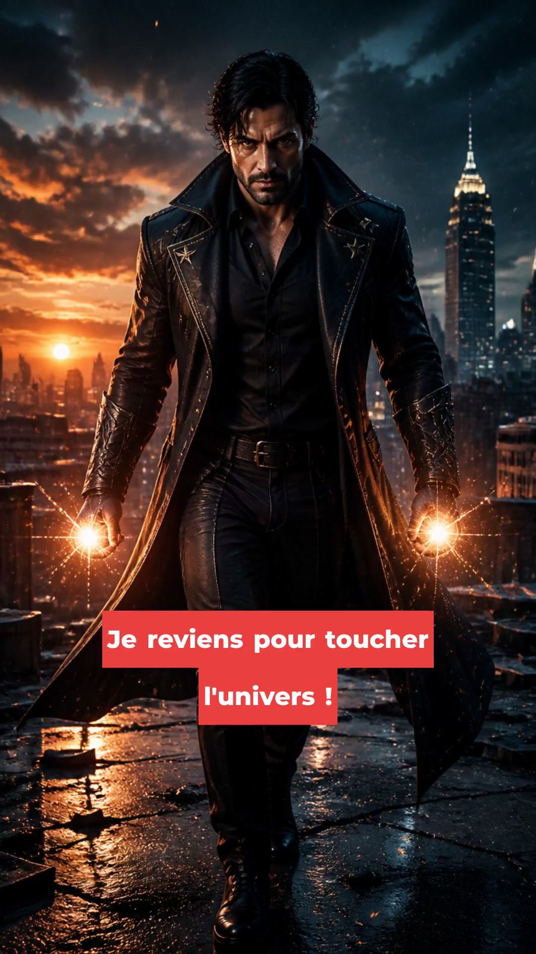 Je reviens pour toucher l'univers !