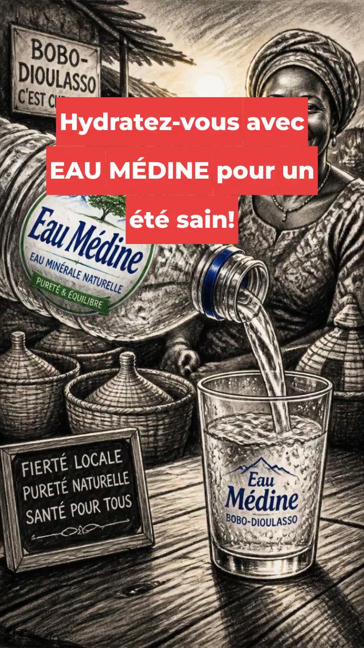 Hydratez-vous avec EAU MÉDINE pour un été sain!