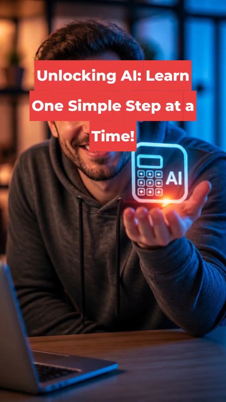 Unlocking AI: Learn One Simple Step at a Time!