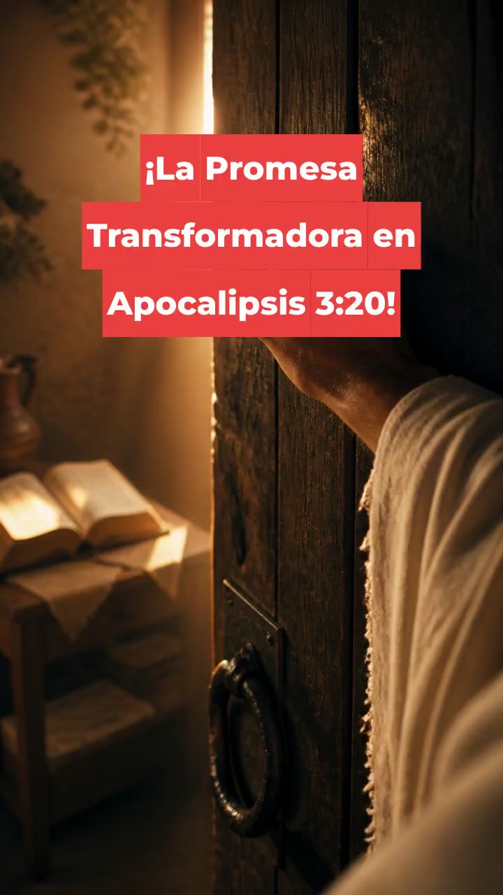 ¡La Promesa Transformadora en Apocalipsis 3:20!
