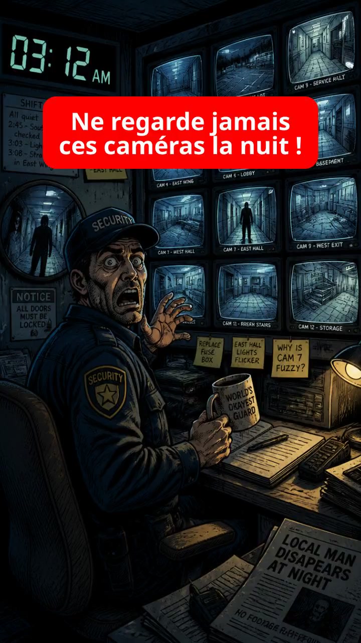 Ne regarde jamais ces caméras la nuit !
