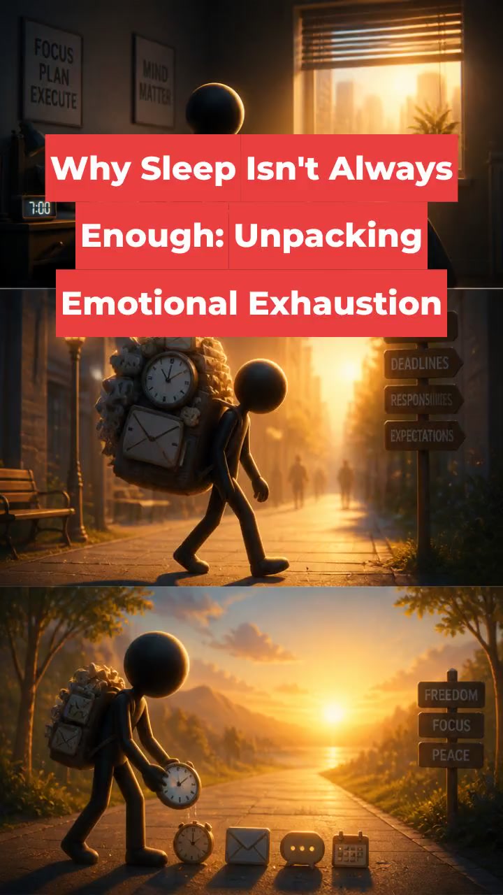 Why Sleep Isn't Always Enough: Unpacking Emotional Exhaustion