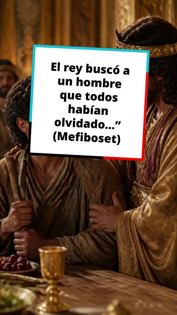 El rey buscó a un hombre que todos habían olvidado…” (Mefiboset)