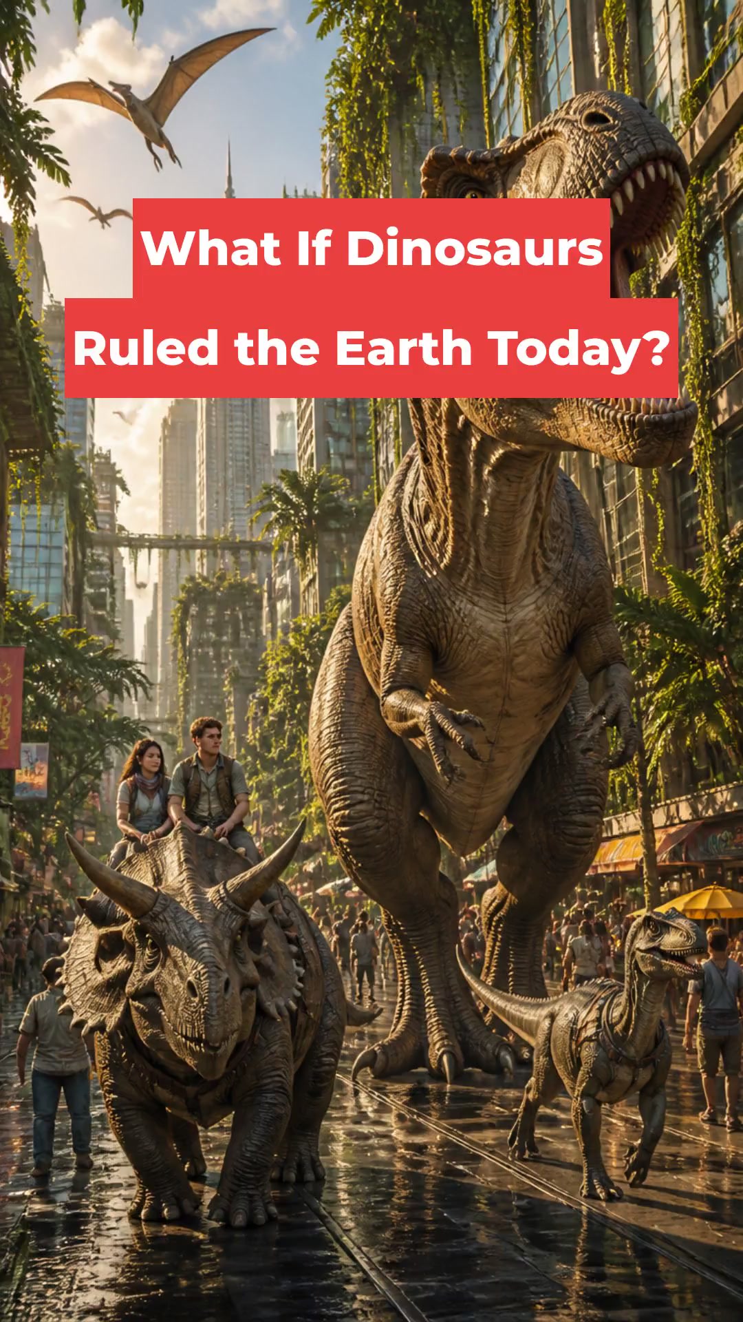 What If Dinosaurs Ruled the Earth Today?