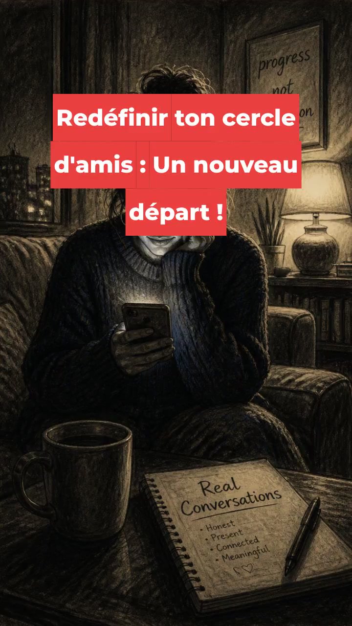 Redéfinir ton cercle d'amis : Un nouveau départ !