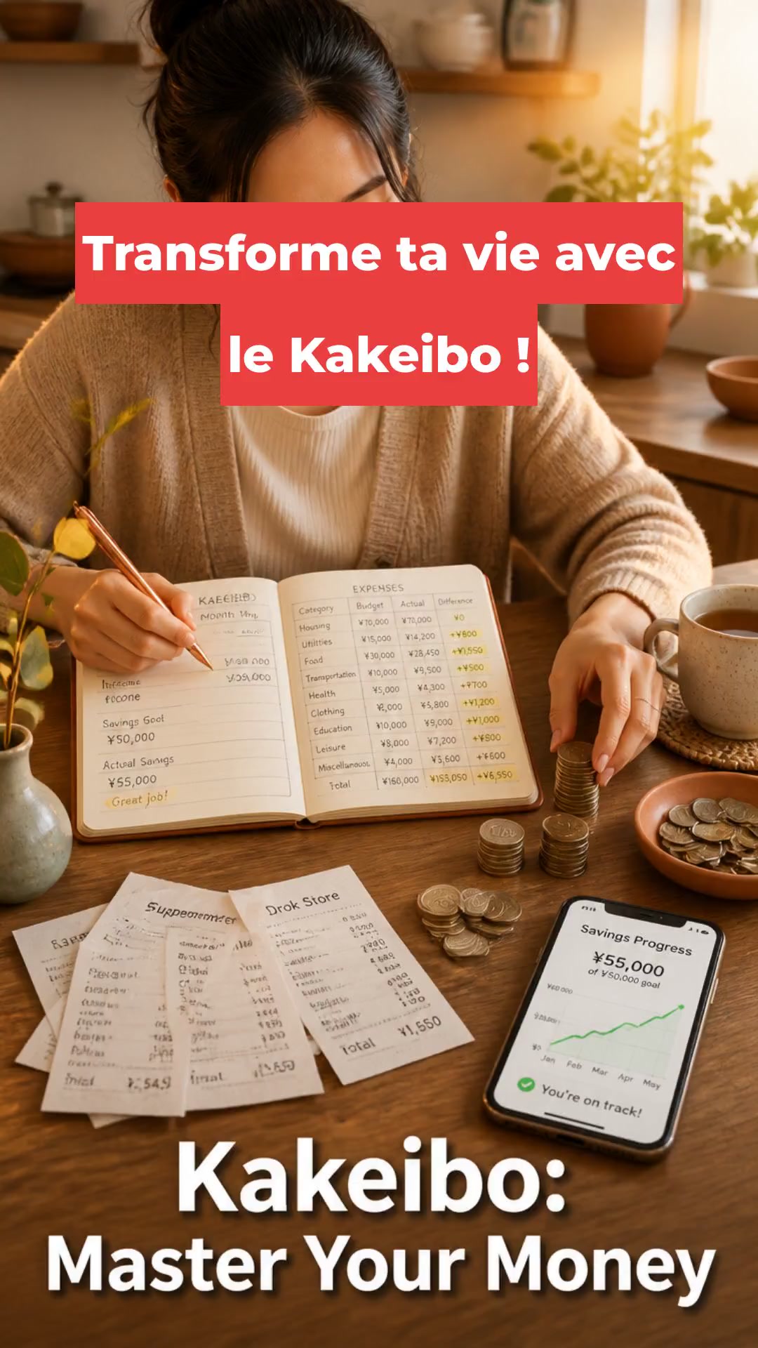 Transforme ta vie avec le Kakeibo !