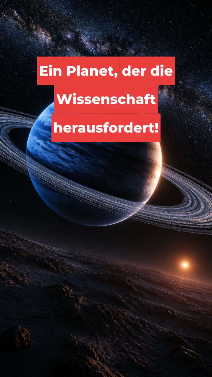 Ein Planet, der die Wissenschaft herausfordert!
