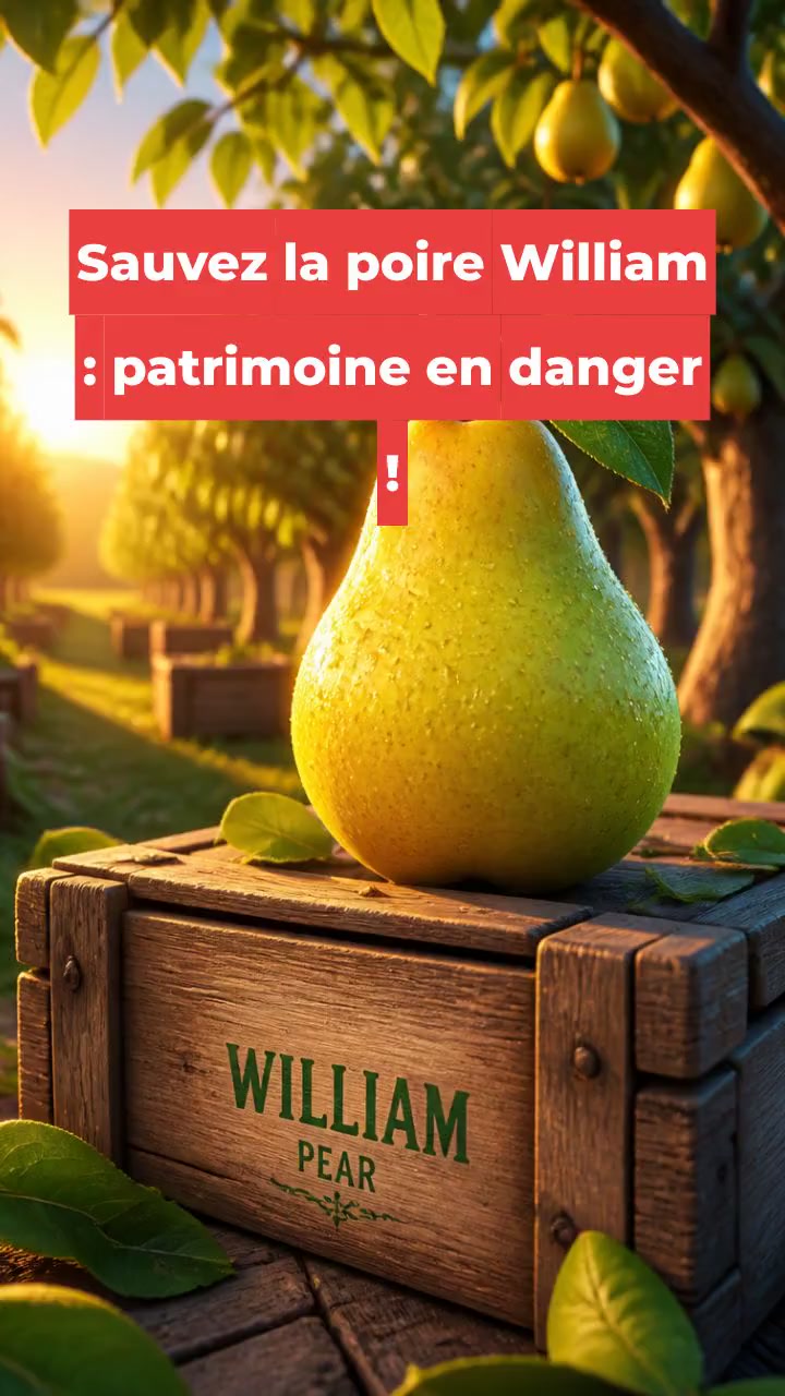 Sauvez la poire William : patrimoine en danger !