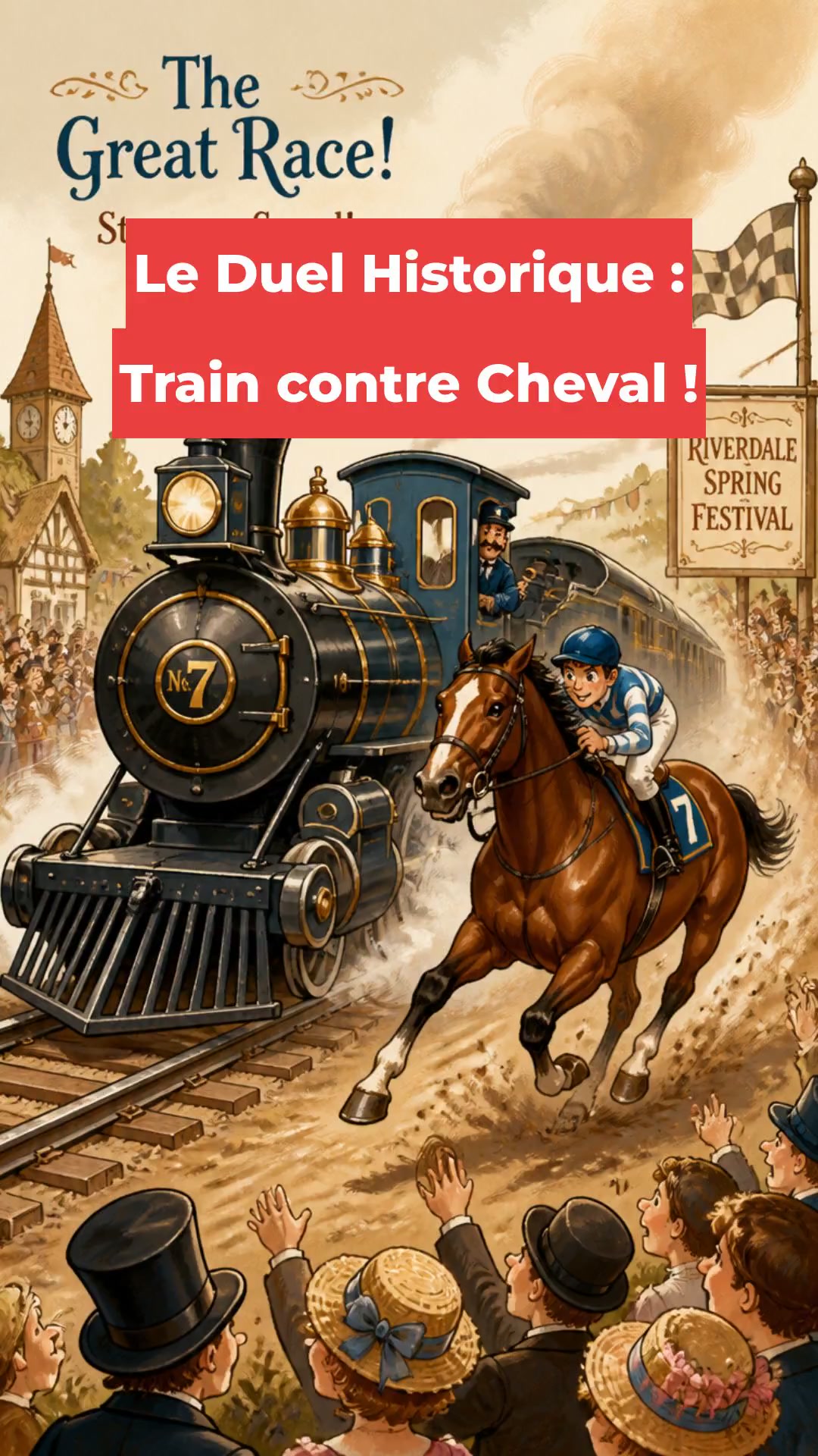 Le Duel Historique : Train contre Cheval !