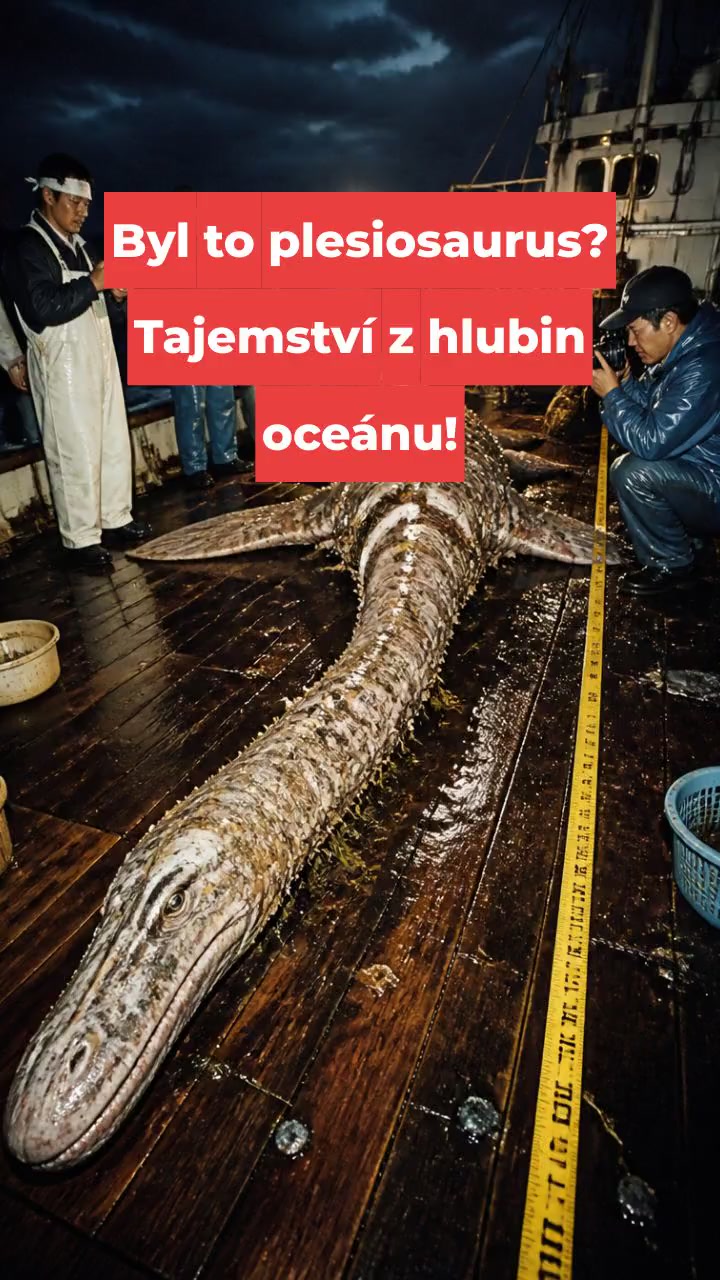 Byl to plesiosaurus? Tajemství z hlubin oceánu!