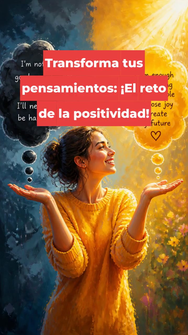 Transforma tus pensamientos: ¡El reto de la positividad!