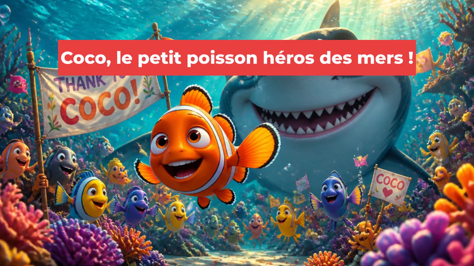 Coco, le petit poisson héros des mers !