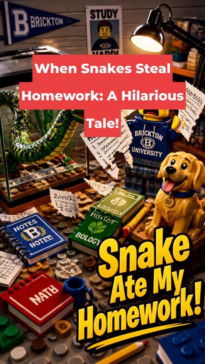 When Snakes Steal Homework: A Hilarious Tale!