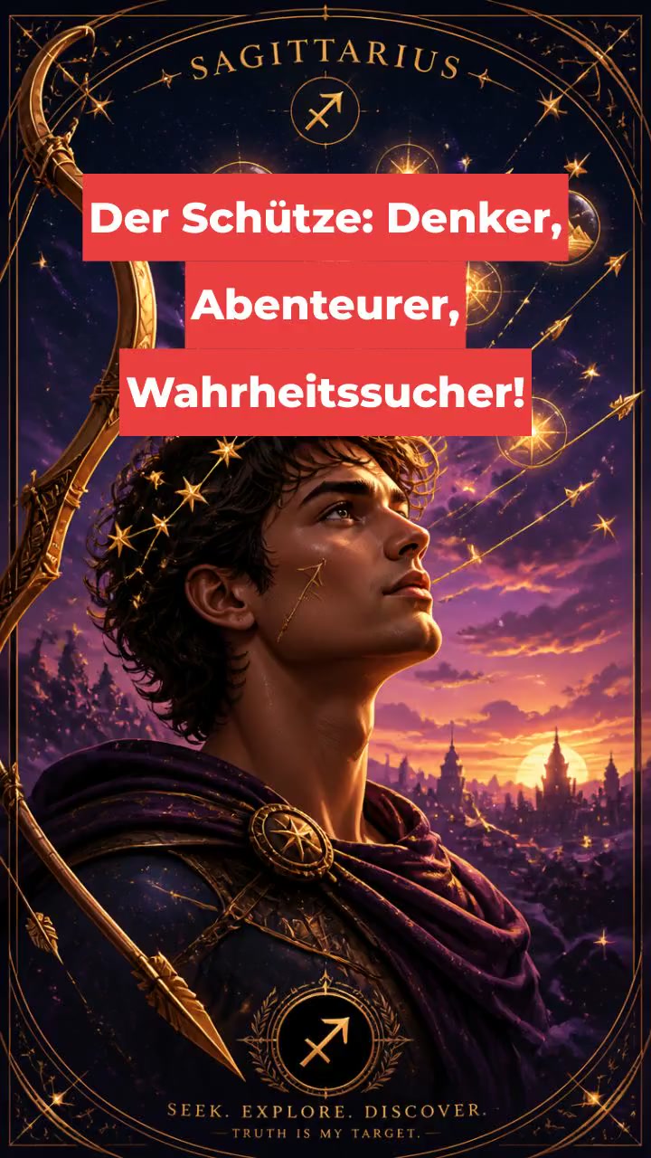 Der Schütze: Denker, Abenteurer, Wahrheitssucher!