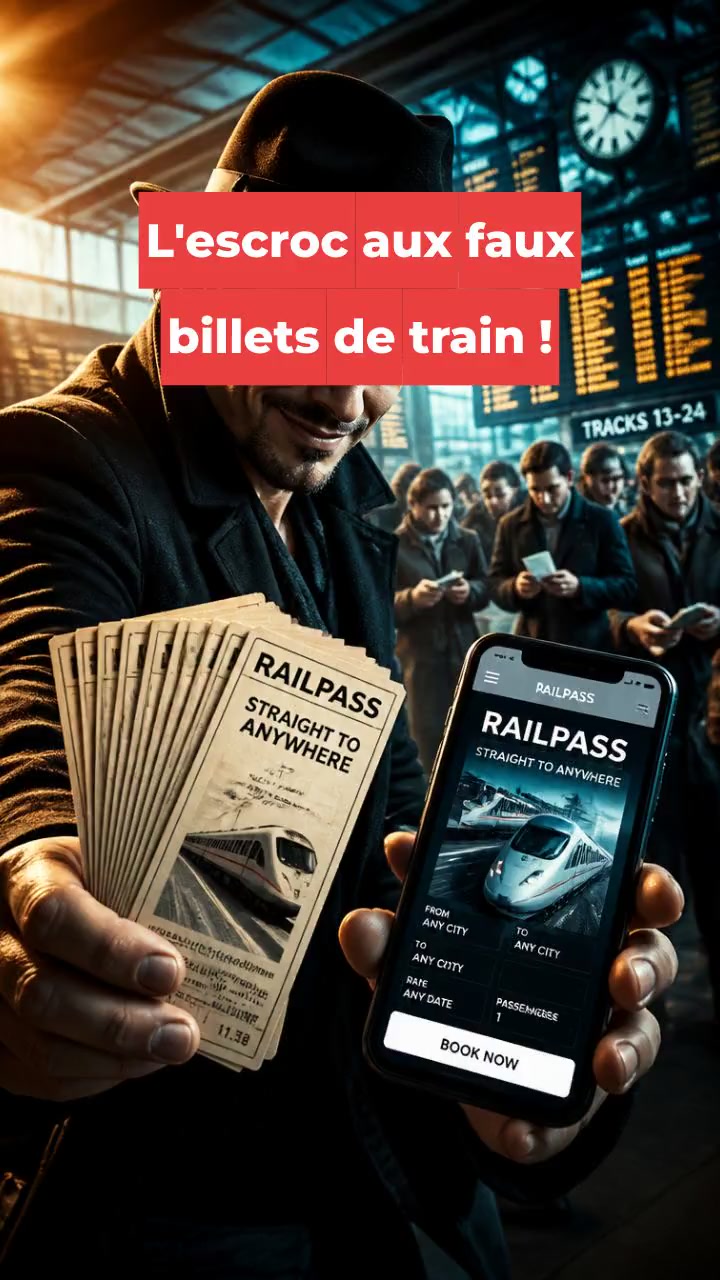 L'escroc aux faux billets de train !