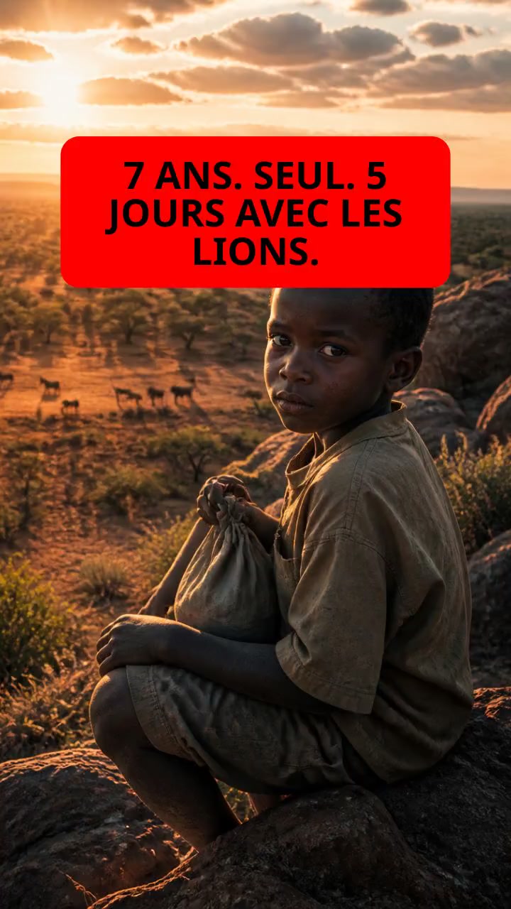 L'incroyable survie d'un enfant face aux lions !