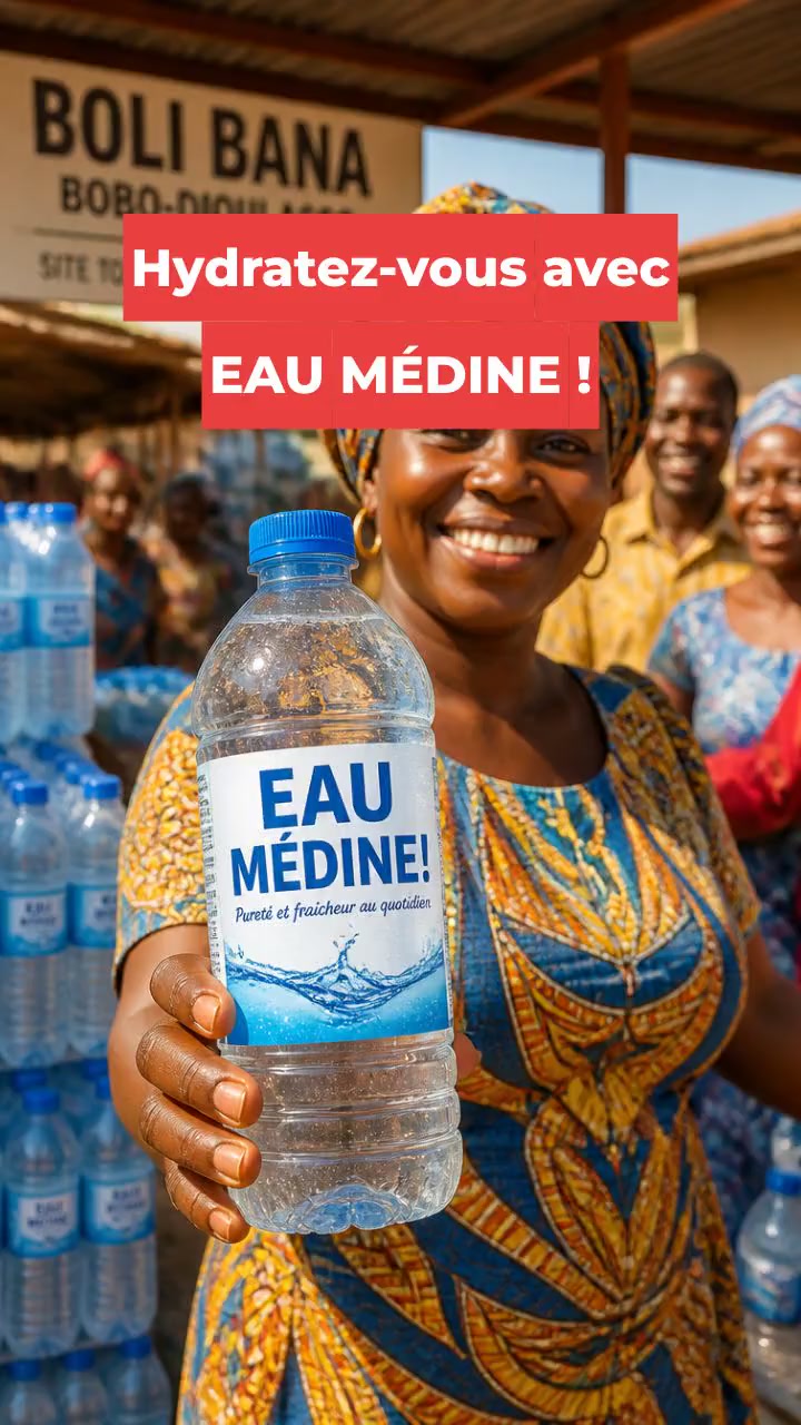 Hydratez-vous avec EAU MÉDINE !