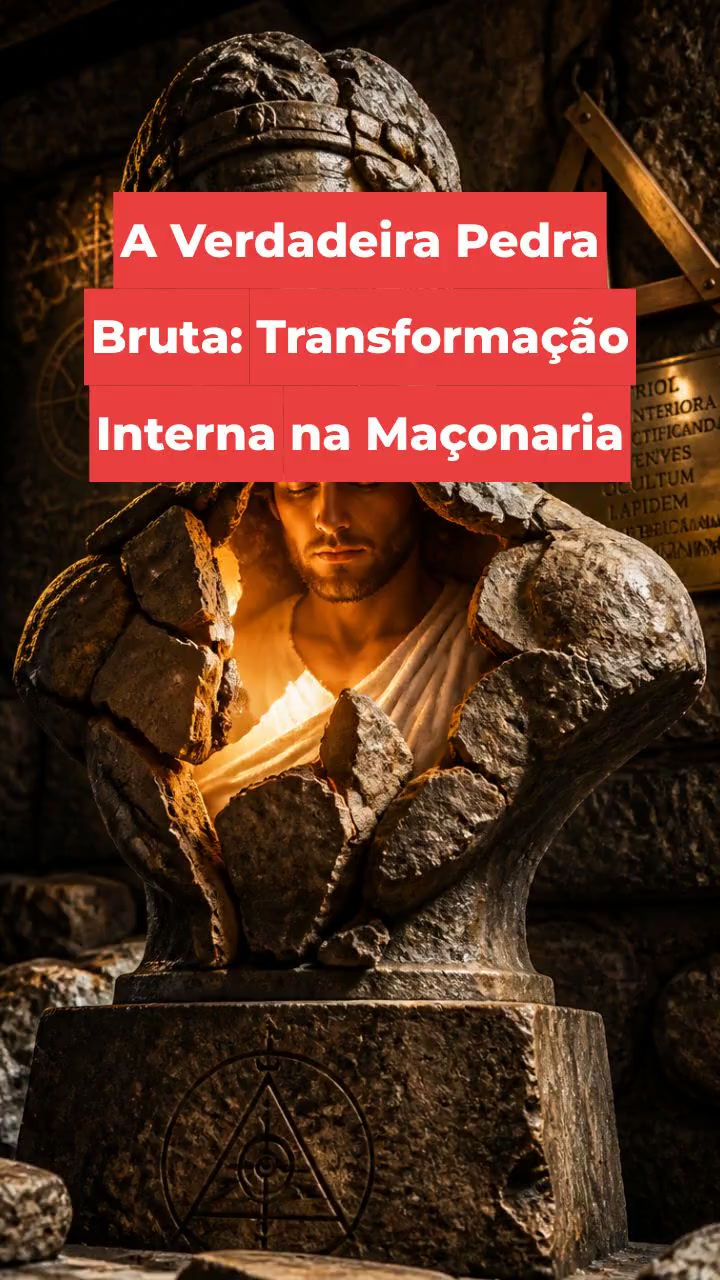 A Verdadeira Pedra Bruta: Transformação Interna na Maçonaria
