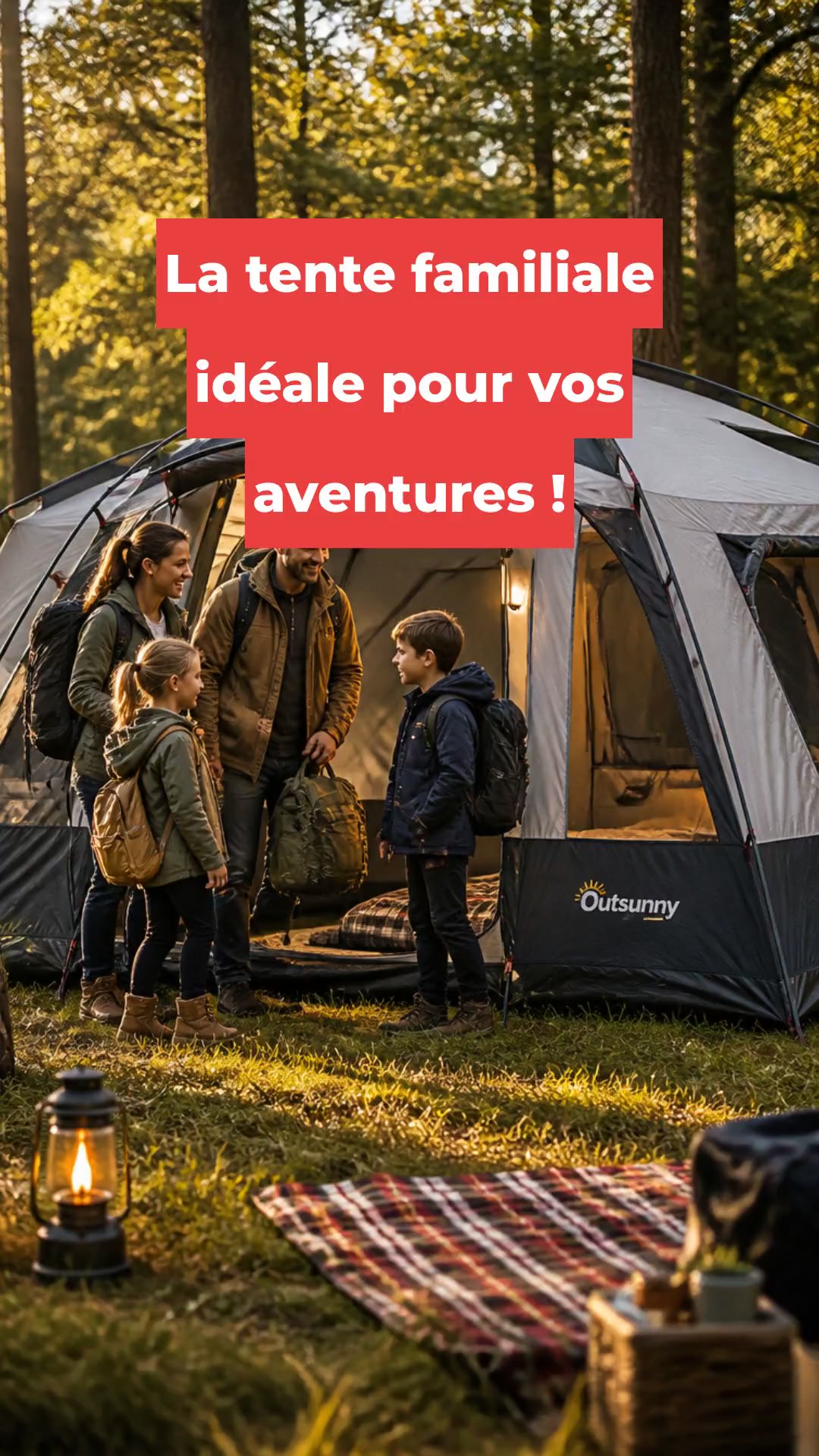 La tente familiale idéale pour vos aventures !