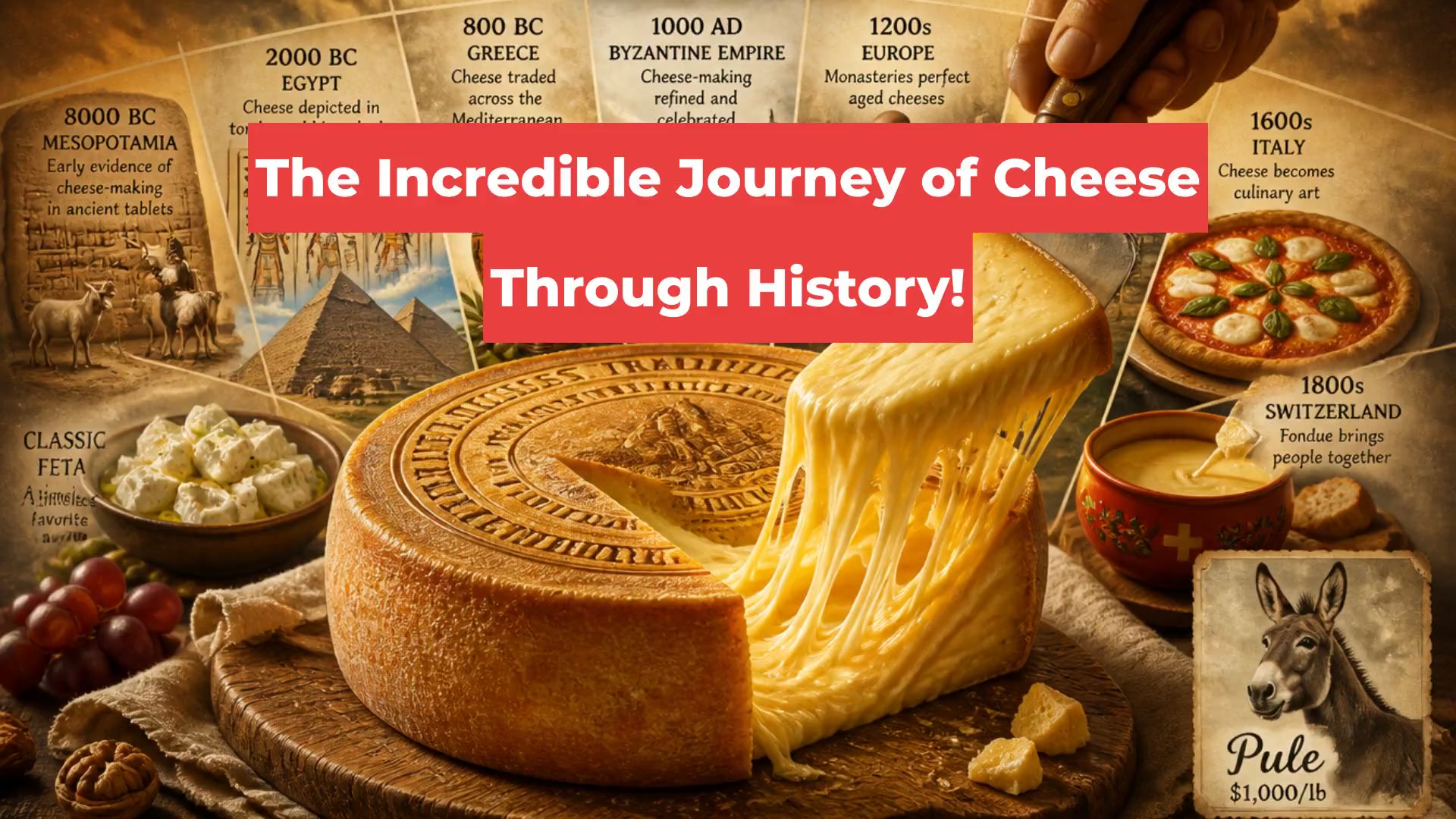 The Incredible Journey of Cheese Through History!