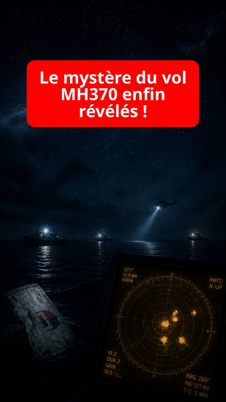 Le mystère du vol MH370 enfin révélés !