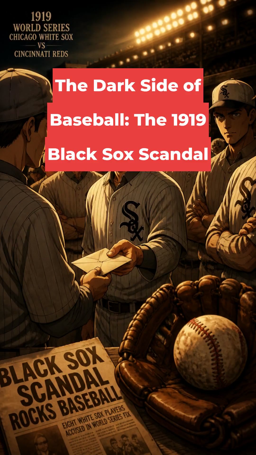 The Dark Side of Baseball: The 1919 Black Sox Scandal