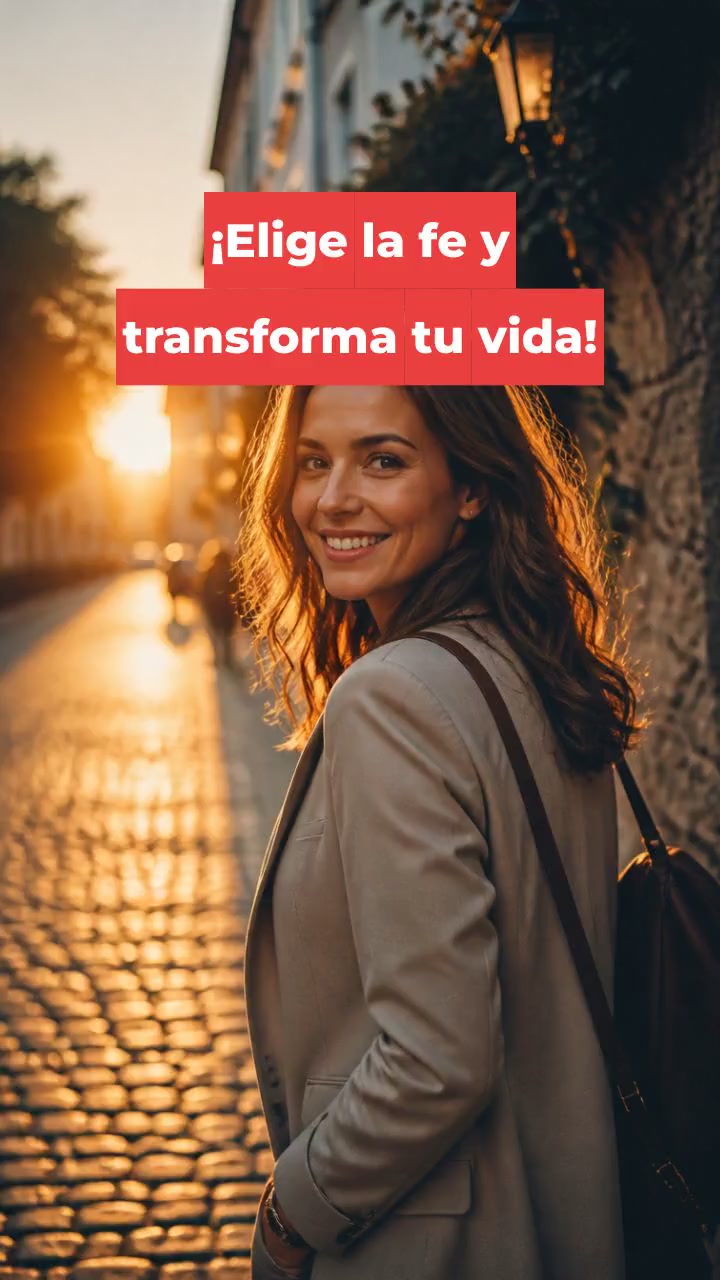 ¡Elige la fe y transforma tu vida!