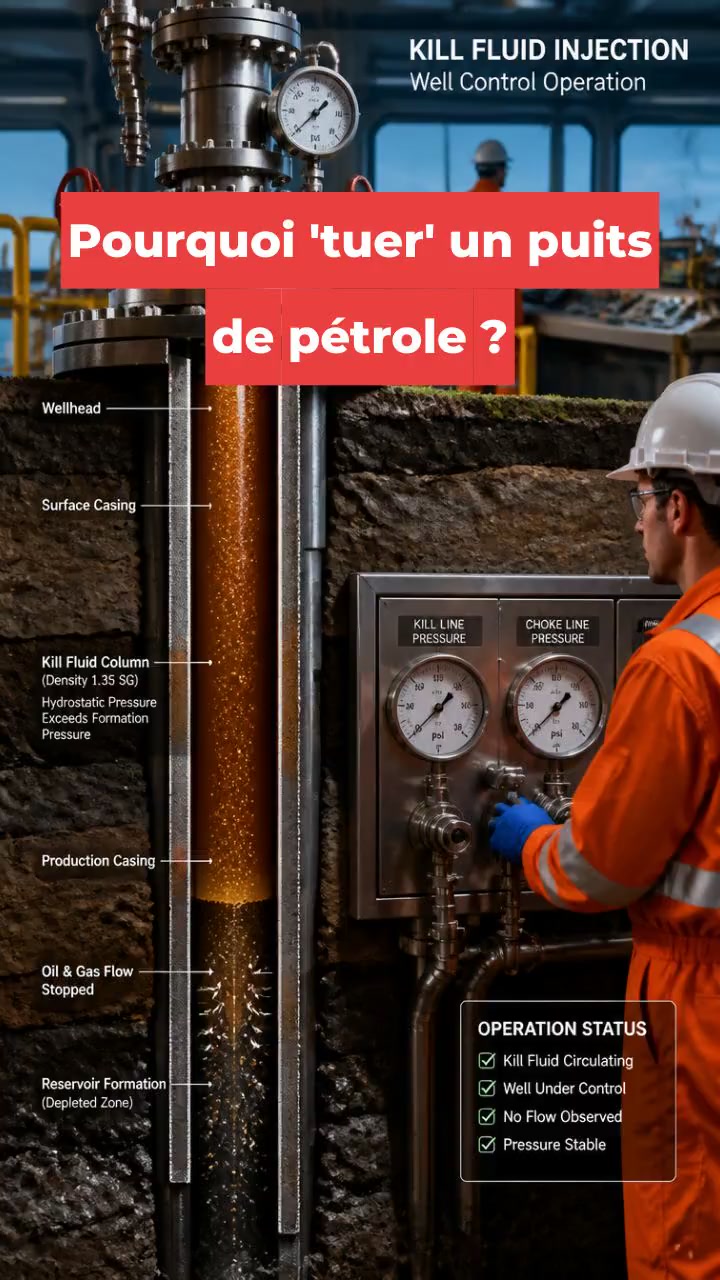 Pourquoi 'tuer' un puits de pétrole ?