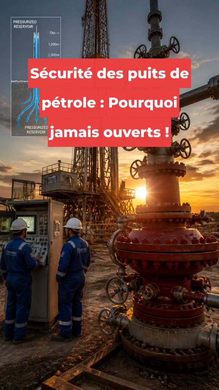 Sécurité des puits de pétrole : Pourquoi jamais ouverts !