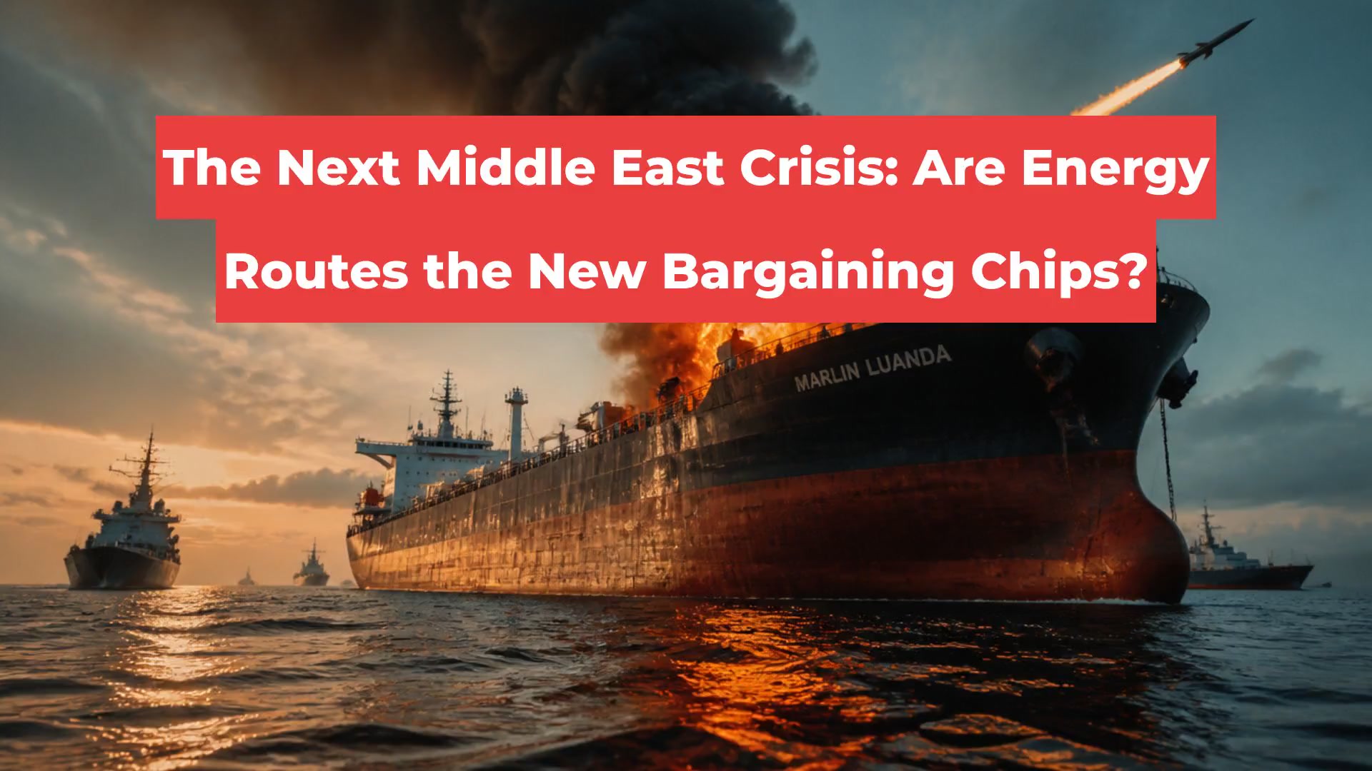 The Next Middle East Crisis: Are Energy Routes the New Bargaining Chips?