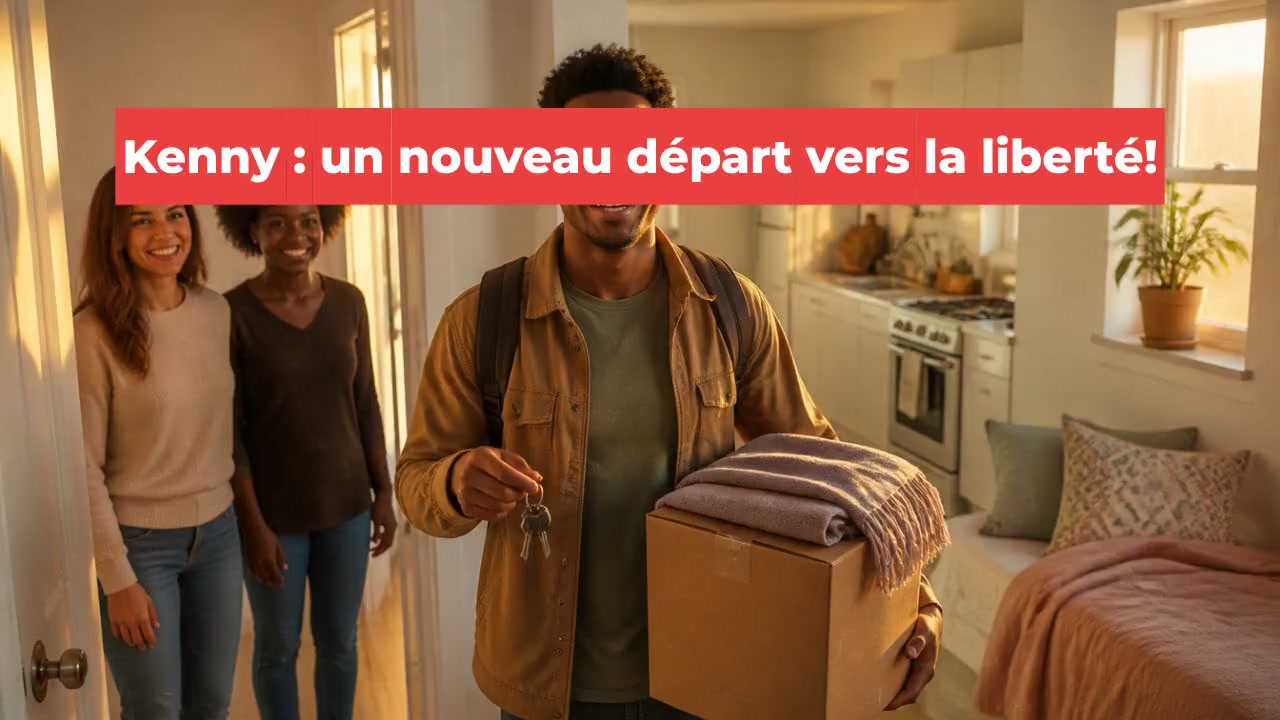 Kenny : un nouveau départ vers la liberté!